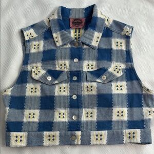 Cambridge Dry Goods plaid vest